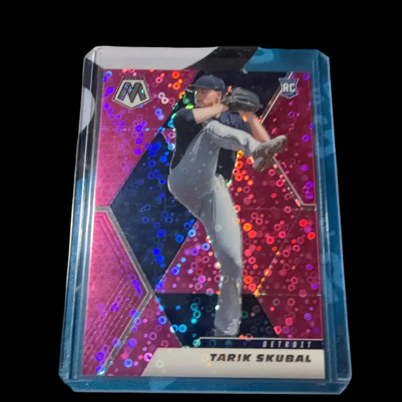Tarik Skubal Pink Disco /20 Mosaic RC Los Angeles Dodgers