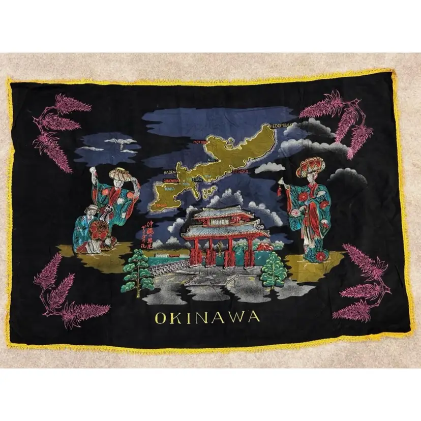 Okinawa Velvet Banner