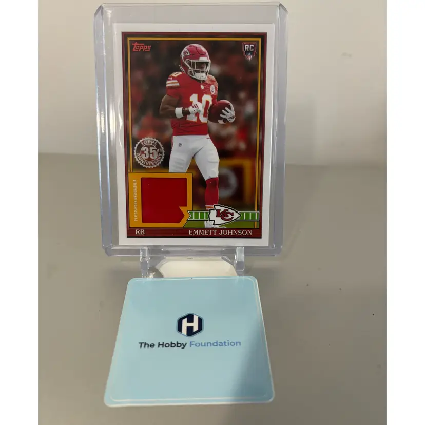 Emmett Johnson - 2026 Topps Patch - Kansas City Chiefs