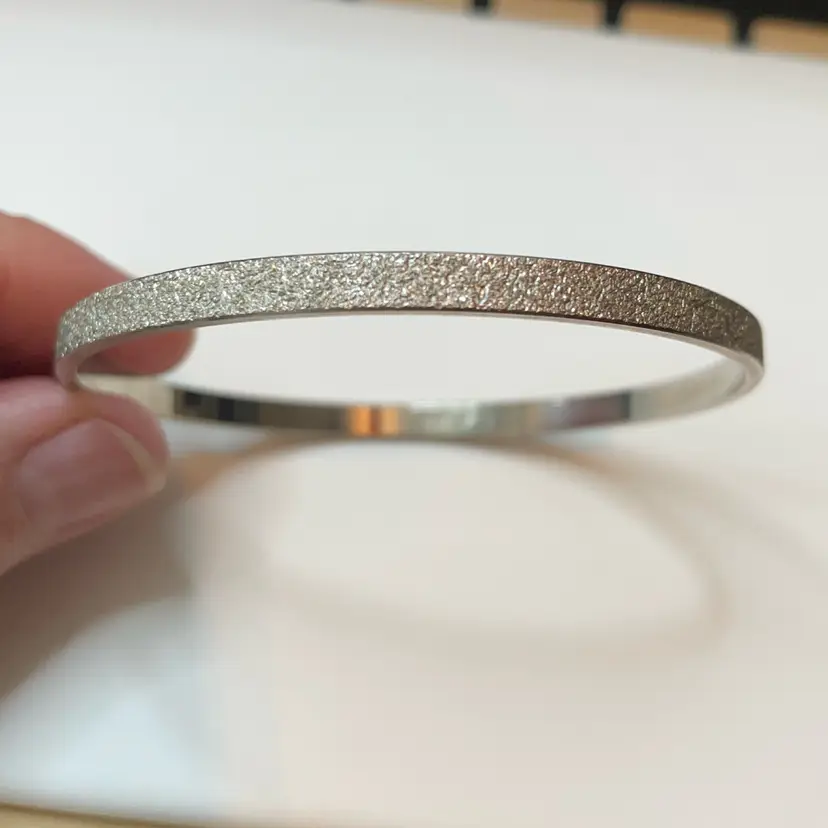 24 Silvertone MONET Bangle Bracelet