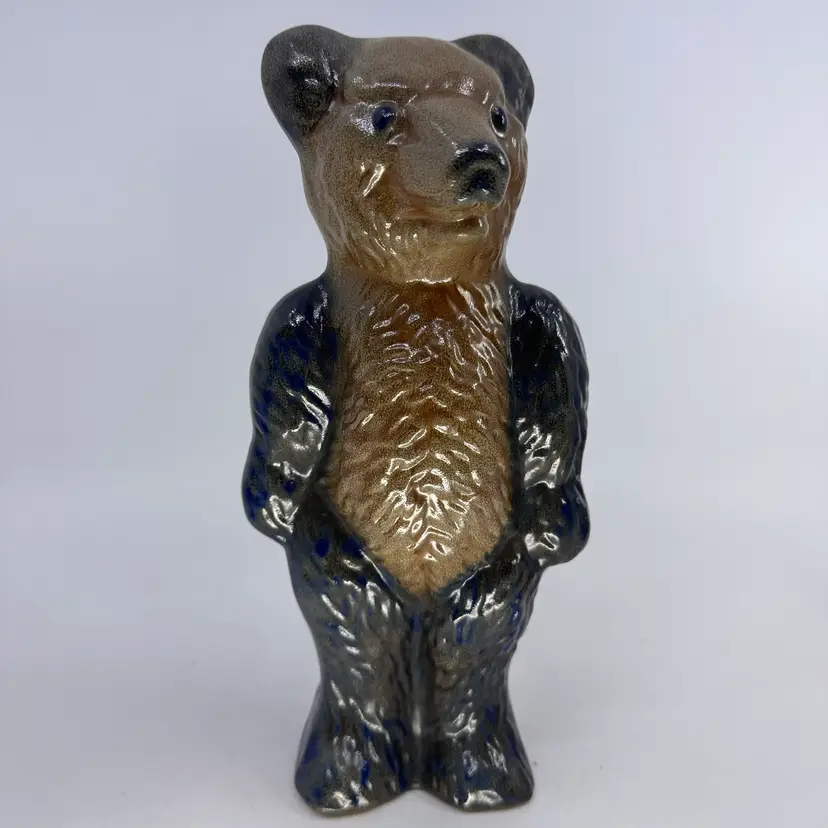 Beaumont Bros BBP Salt Glazed Pottery Large Teddy Bear 1995