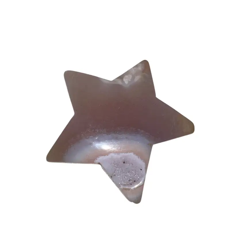 Flower Agate Star Stone 2”