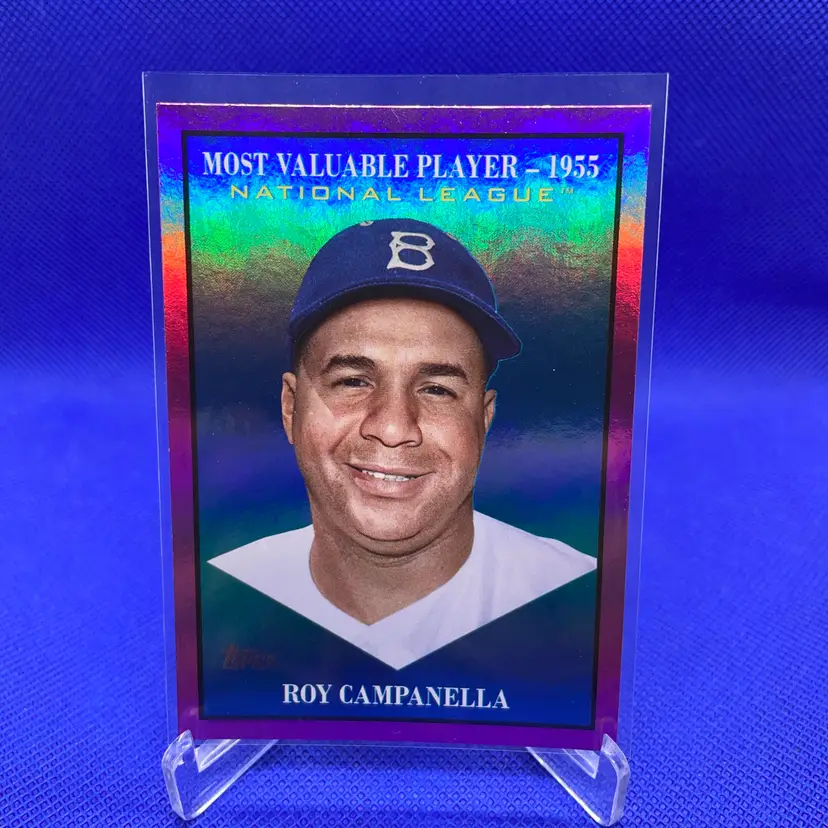 2025 Topps Update Roy Campanella MVP -1955 Pink Sp