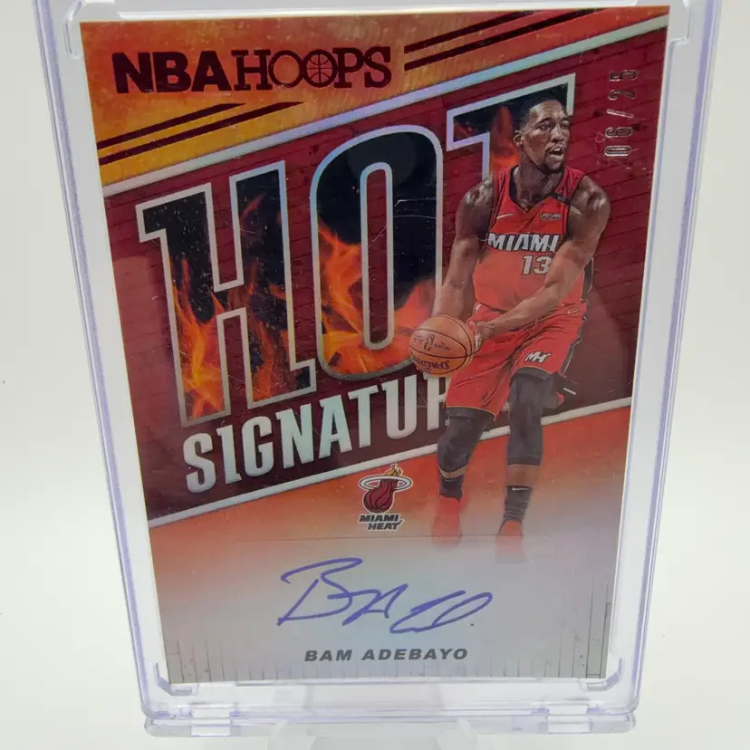 Bam Adebayo - 2018-19 Hoops Hot Signatures Auto #06/25