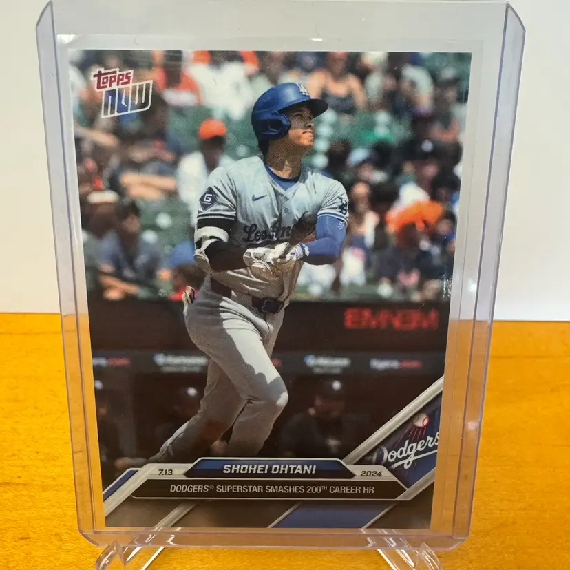 Shohei Ohtani 200th Career Home Run 2024 MLB TOPPS NOW #413 - Los Angeles Dodgers