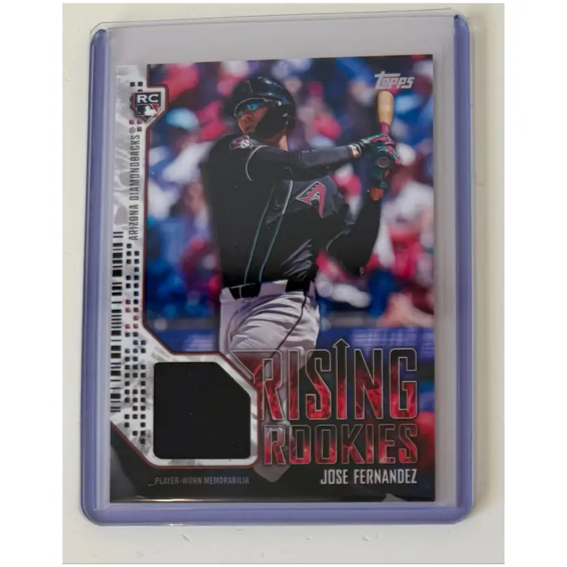 Jose Fernandez RC Rising Rookies Relic Arizona Diamondbacks