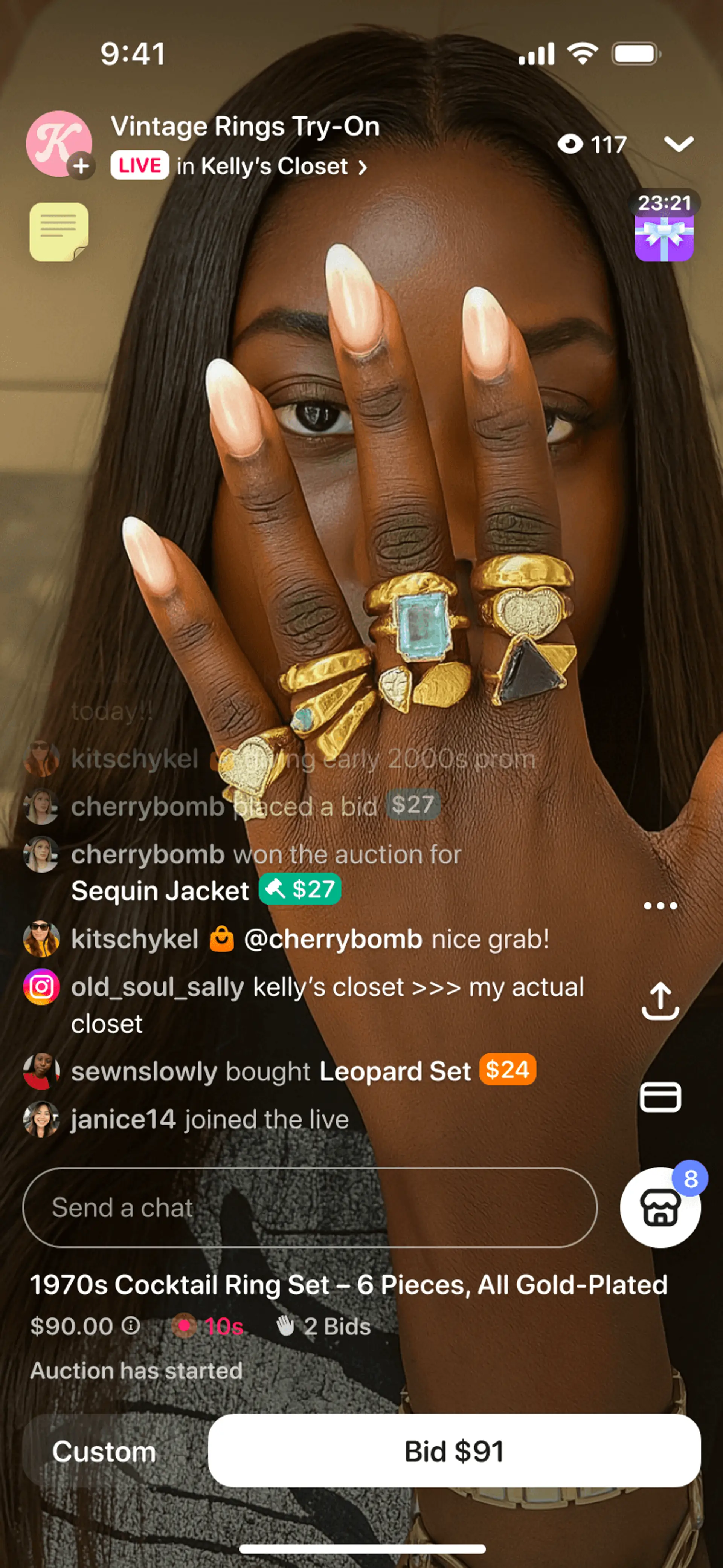 Sell faster with Live Shopping