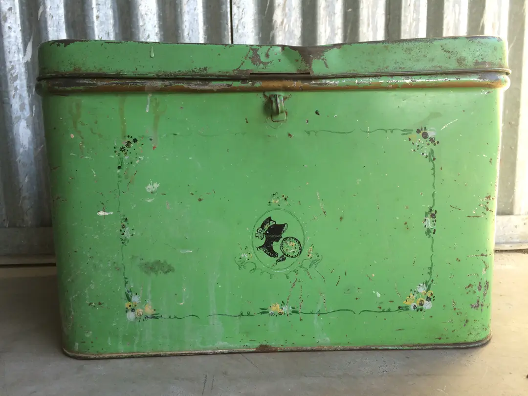 Rare Vintage Bread Box