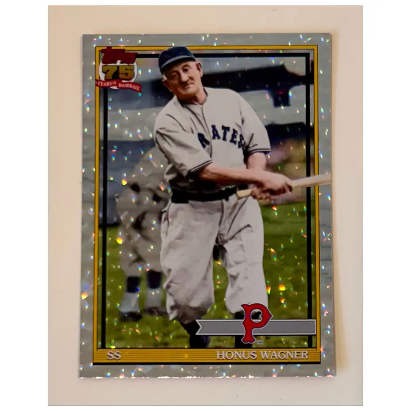 Honus Wagner 1991 Topps Crackle Foil Pittsburgh Pirates