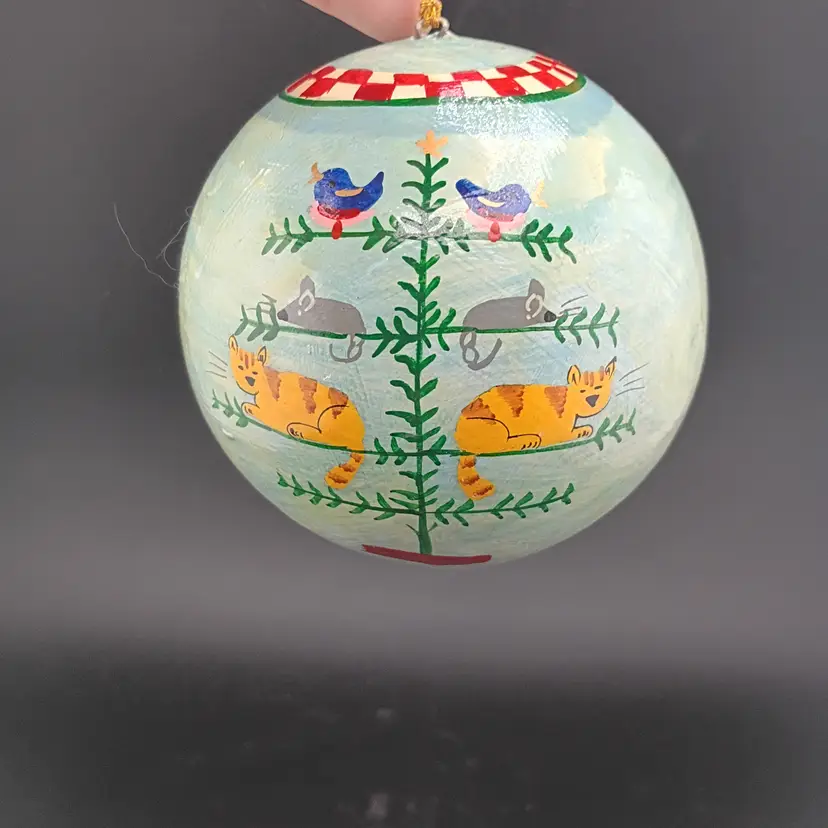 Paper mache ornament