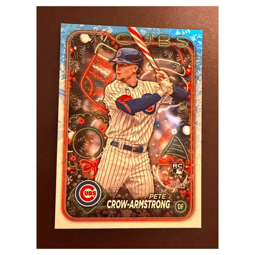 PCA - Pete Crow Armstrong - MVP Rookie - Candy Cane Bat