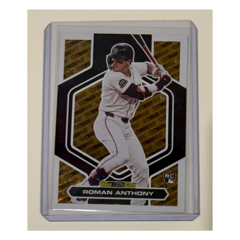 Roman Anthony RC Topps Black Gold Boston Red Sox