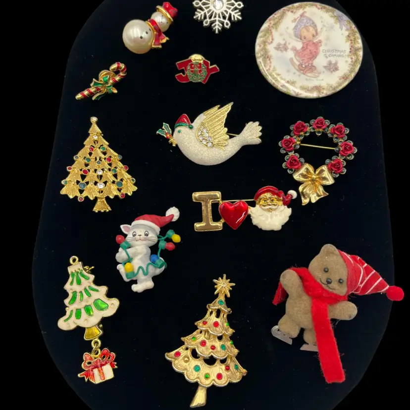 Choice Of Christmas Brooch