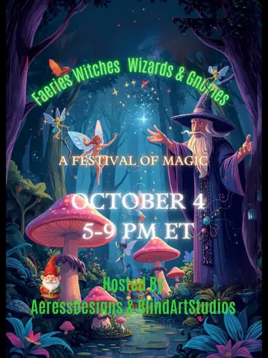 Fairies witches wizards gnomes a festival of magic w/Littlebuggtreasures-Kathy