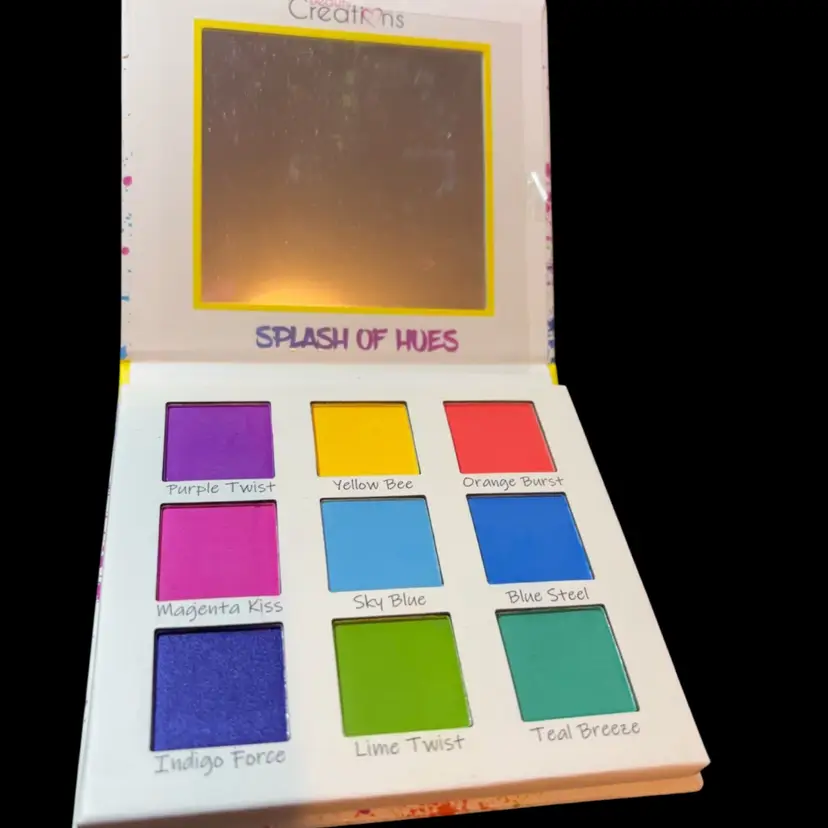 Msrp $13 – Beauty, Creation, Splash Of Hughes, Nine Color Eyeshadow Palette