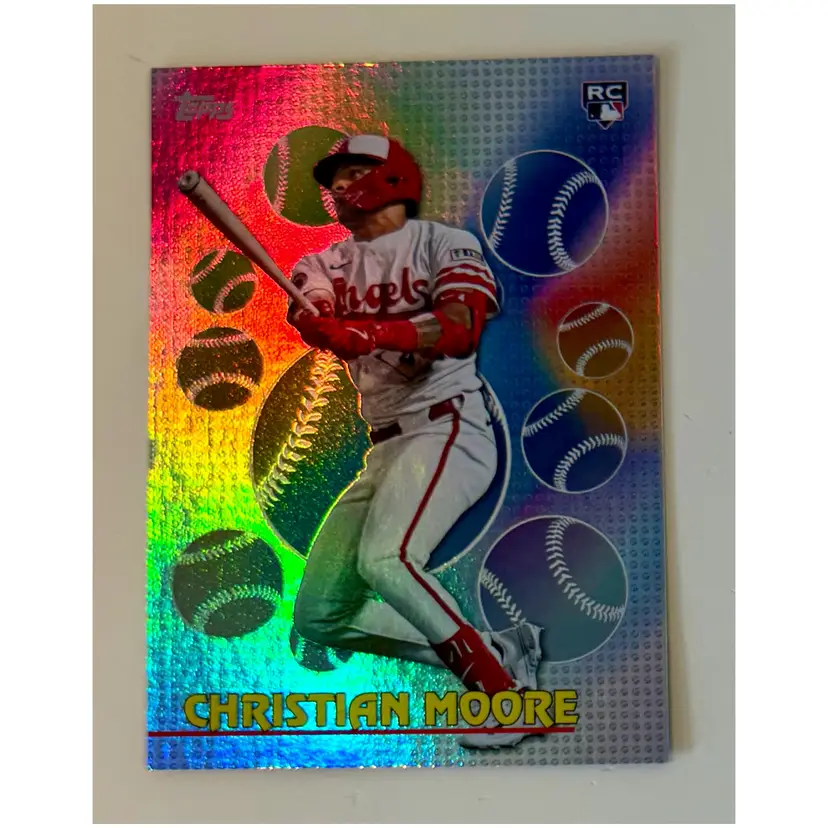 Christian Moore RC Titans Of The Game Los Angeles Angels
