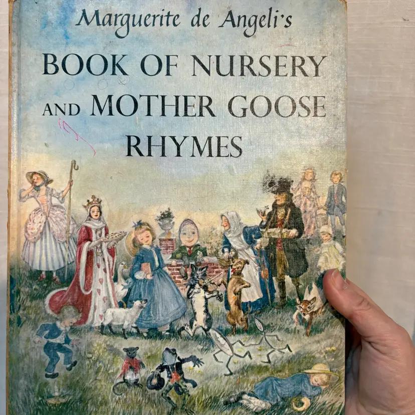 Vintage Book of Nursery and Mother Goose Rhymes