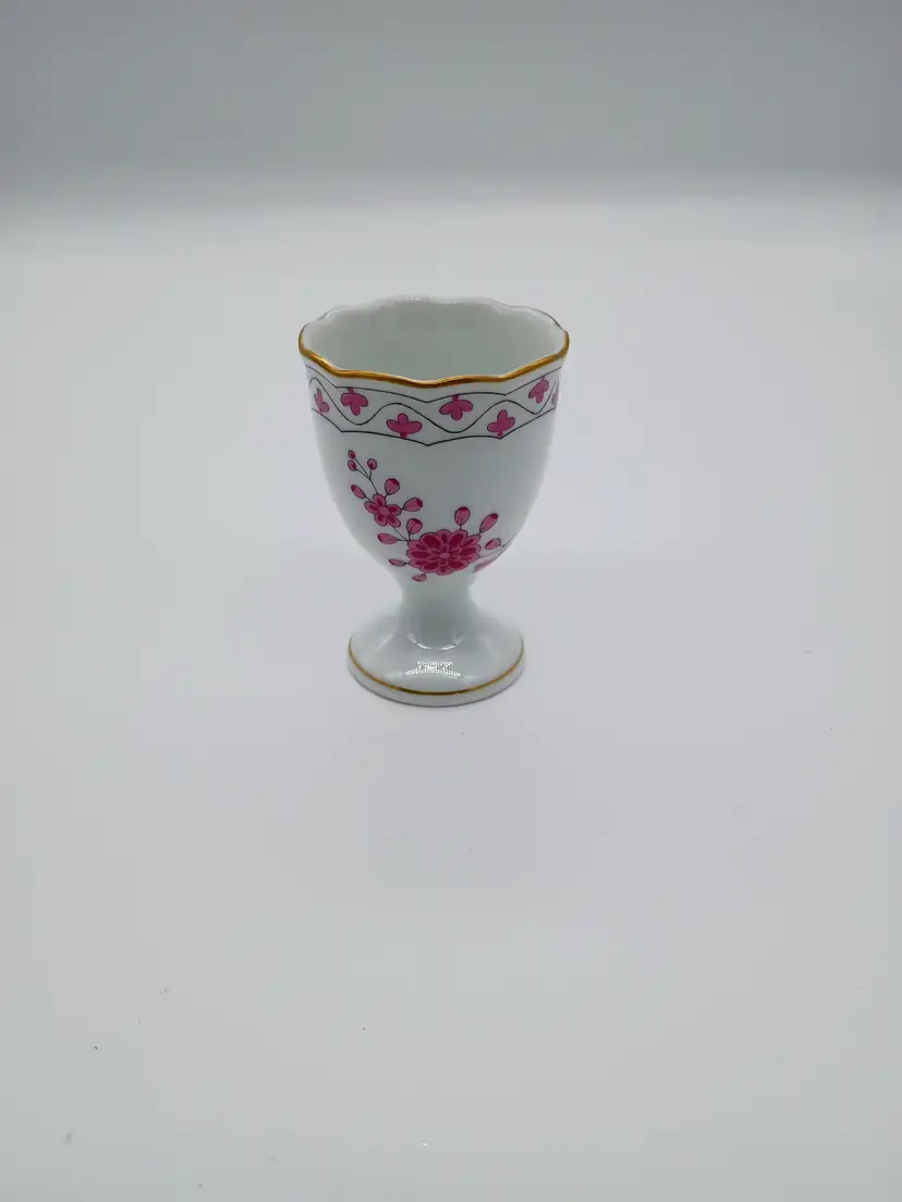 HUTSCHENREUTHER Maria Theresia LINDERHOF Pink Floral Egg Cup.