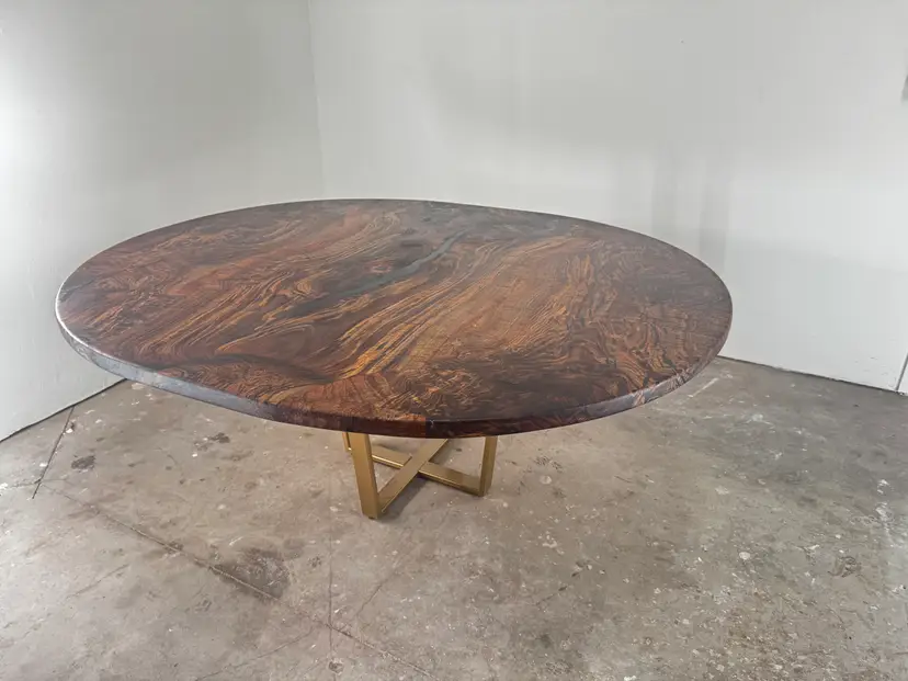 Clar Walnut Slab Table