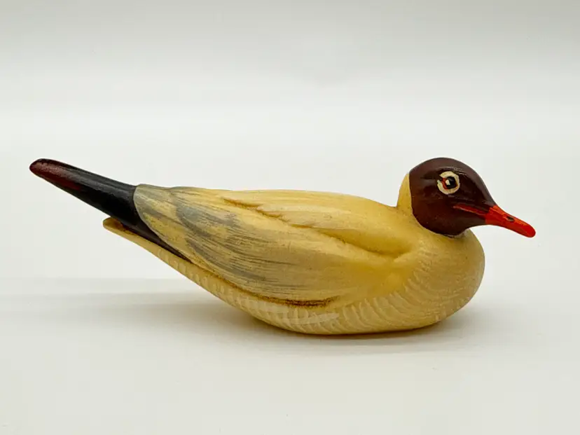 Anri Italy BLACK HEADED GULL Wildlife Collection Hand Crafted Duck Decoy