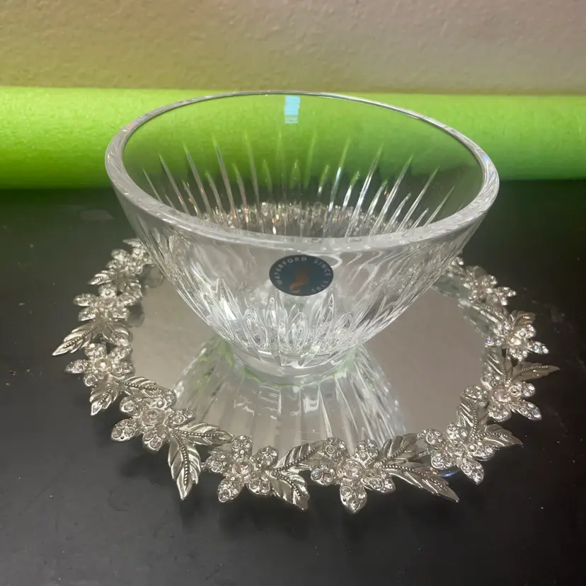 Gorgeous NEW Waterford Crystal Lismore Pattern 6” Trinket Bowl