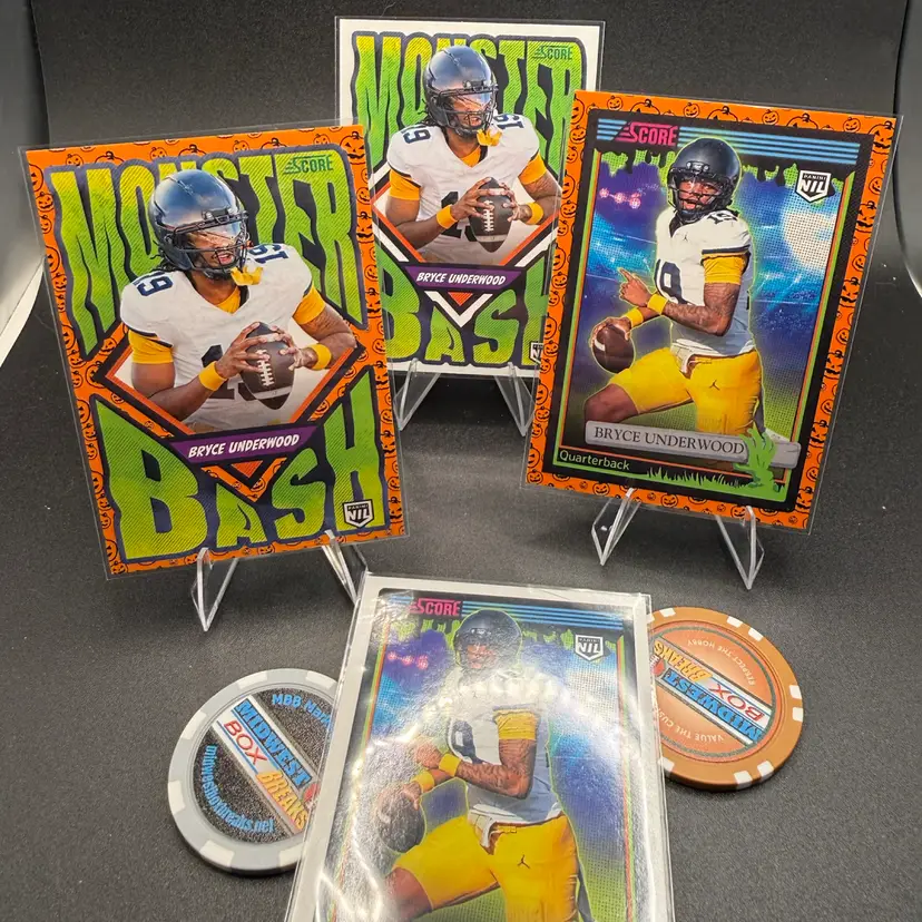 Bryce Underwood 4-card Lot 2026 Score-a-Treat Michigan Wolverines