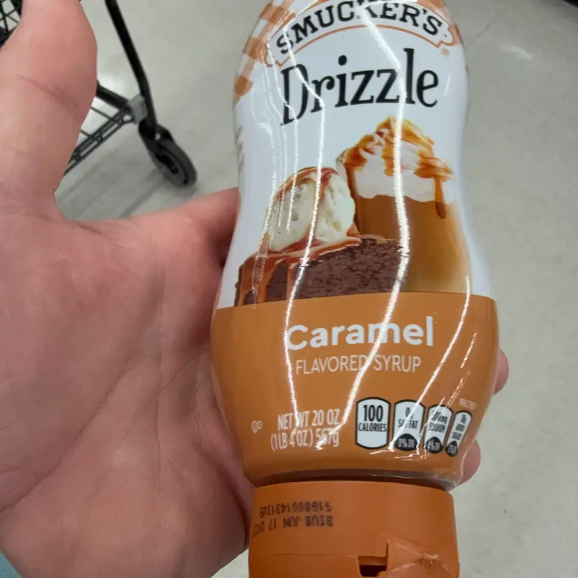 Smuckers Caramel Drizzle Flavored Syrup