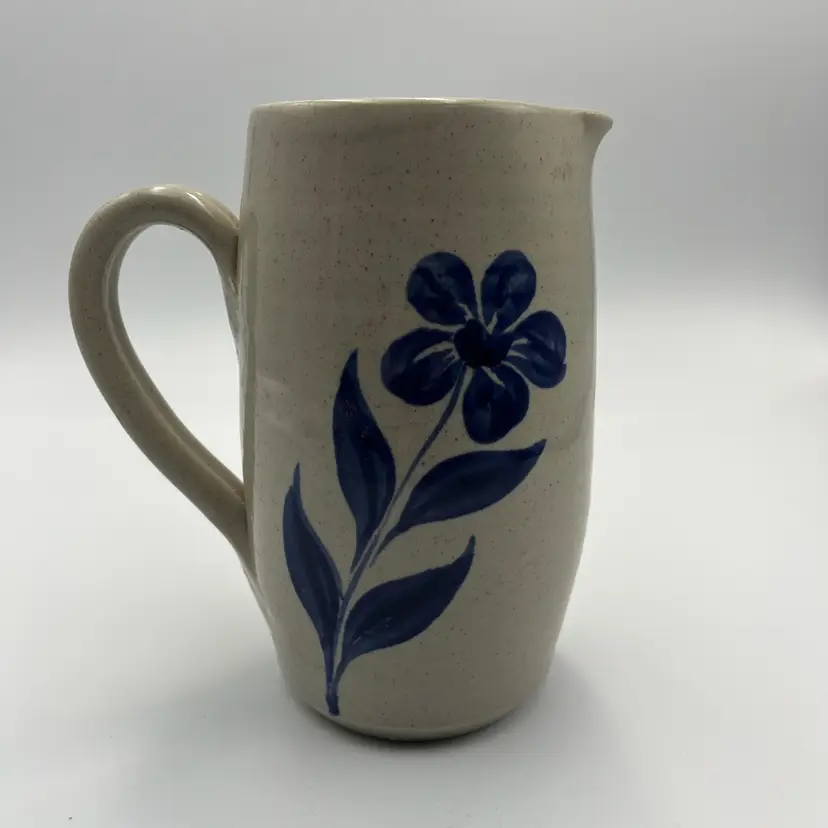 Williamsburg Pottery Salt Glaze Stoneware Pitcher