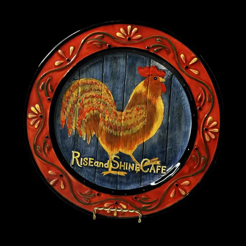 “Rooster Inn” Dinner Plate