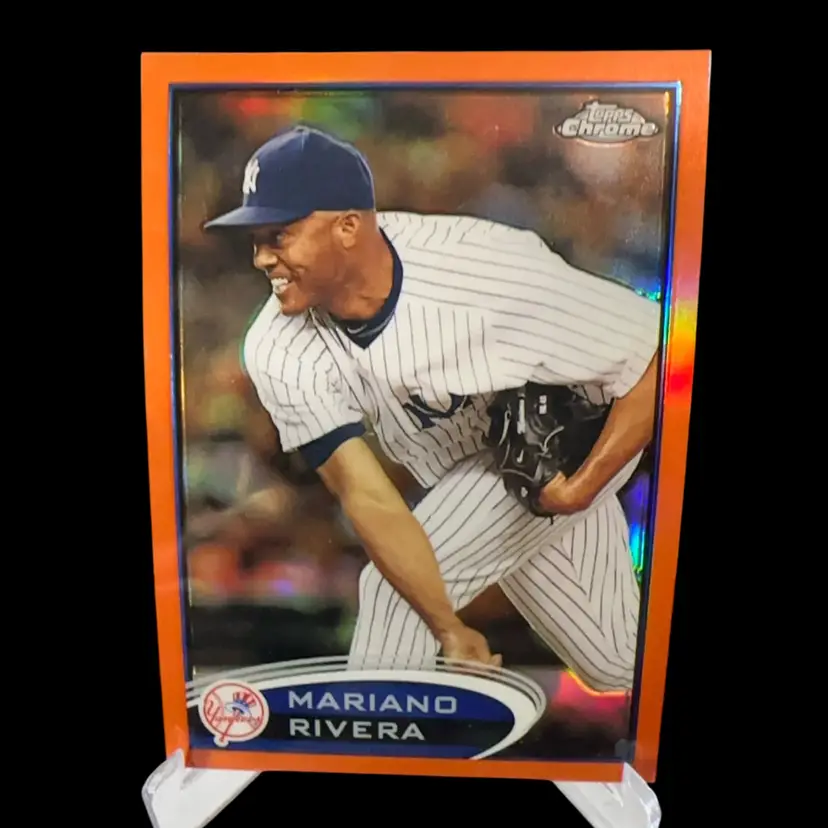 Mariano Rivera Topps Chrome Orange Refractor