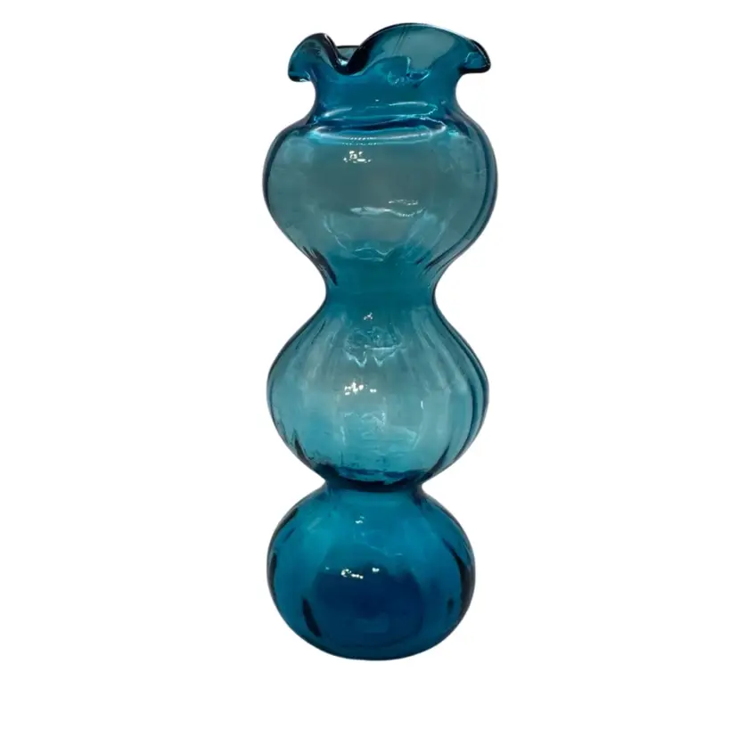 009 Hand Blown Art Glass Vase