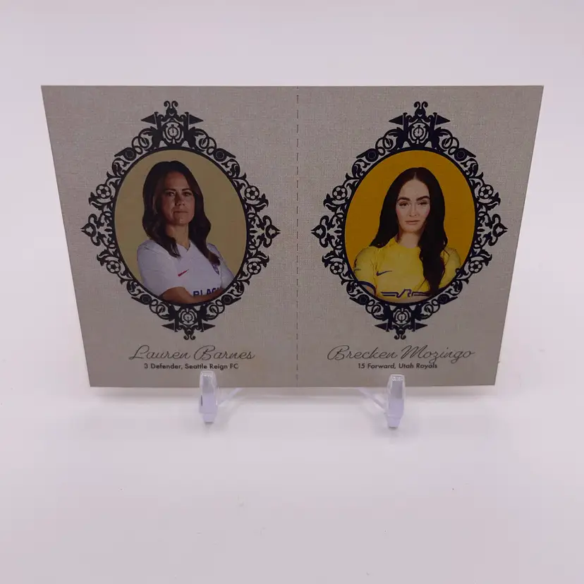 Lauren Barnes (Seattle Reign) & Brecken Mozingo (Utah Royals) 2024 Parkside Vol. 1 Beachwood - Soccer Card