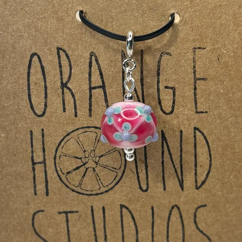 #13 Vintage Glass Lampwork Charm - Handmade by Me