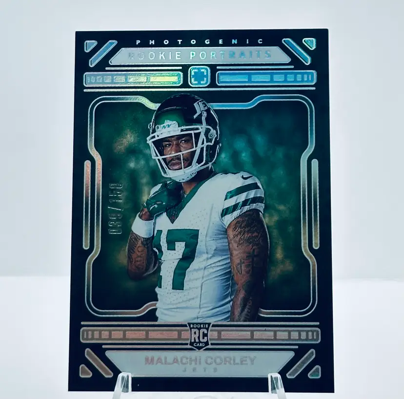 Malachi Corley Rookie Portraits Card #/150 - Photogenic Series