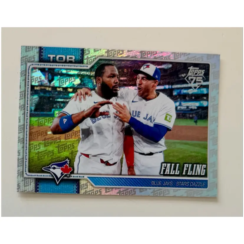 Vladimir Guerrero Jr. Fall Fling Topps Logo Foil Toronto Blue Jays