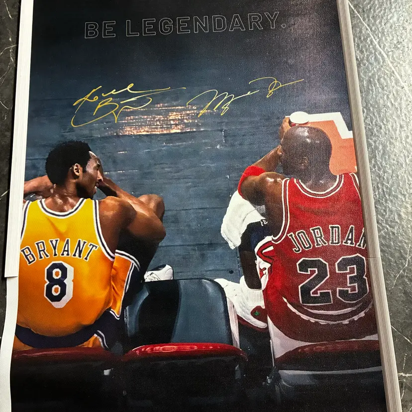 Lot Of 20 Be Legendary Bryant And Jordan Poster Bulk Buy