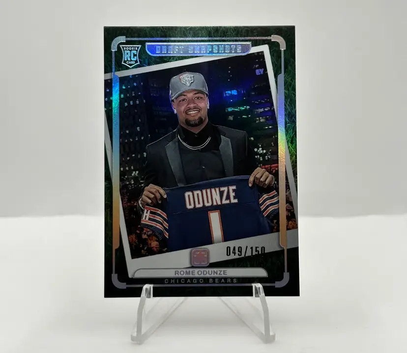Rome Odunze Draft Snapshots Rookie Card #/150 - Chicago Bears