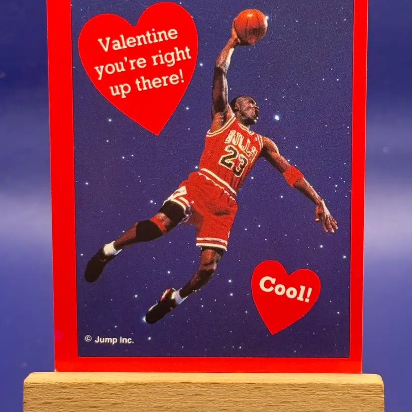 1991 Cleo Michael Jordan Valentine You’re Right Up There B34