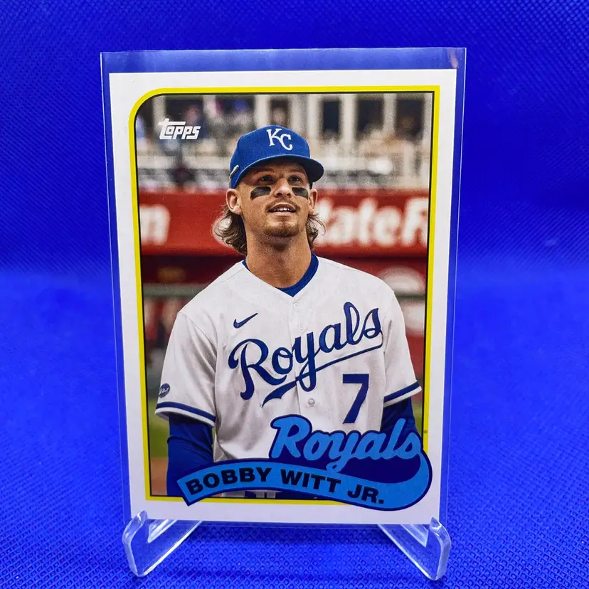2023 Topps Archives Double Headers Bobby Witt Jr (Front)
George Brett (Back)