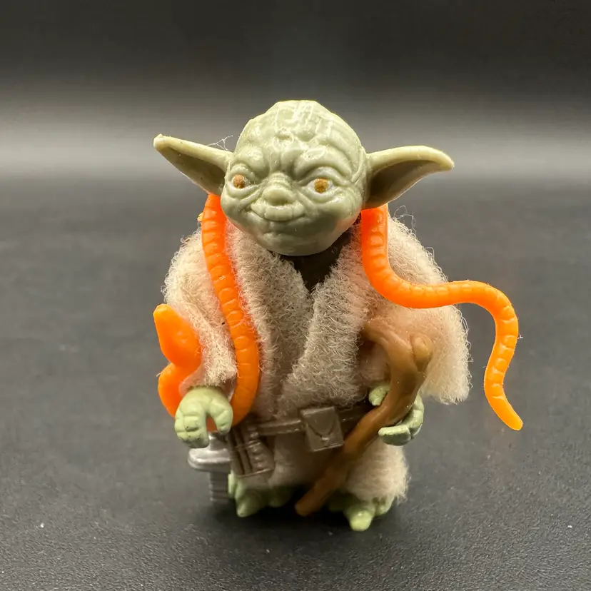 1980 Vintage Kenner Star Wars Yoda Action Figure, Complete