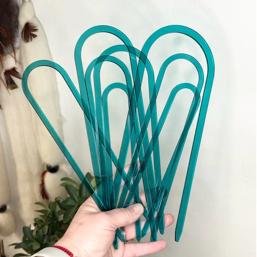 Acrylic Trellis - Transparent Teal (Multiple Sizes Available)