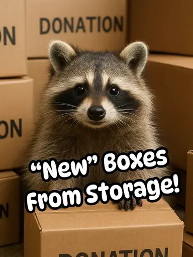 7:45 Start, Running Late! Sell It, Craft It, Or Donate It! “New” Boxes!