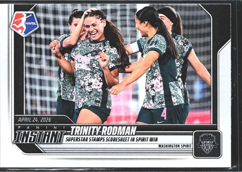 Trinity Rodman Soccer Card - 1 of 91 - 2026 Panini Instant NWSL #36
