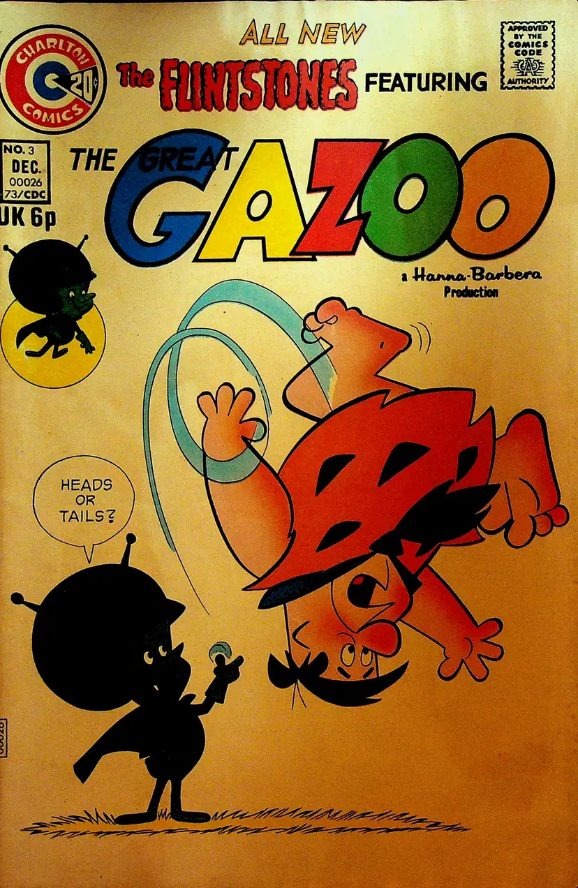 The Great Gazoo 3 Flintstones Comic Book (nh)