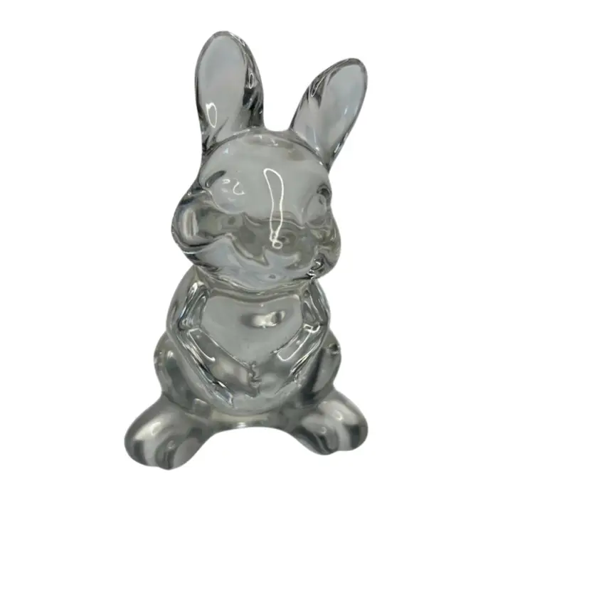 Princess House Pets 24% “
Lead Crystal Standing Rabbit 3 3/4” Tall