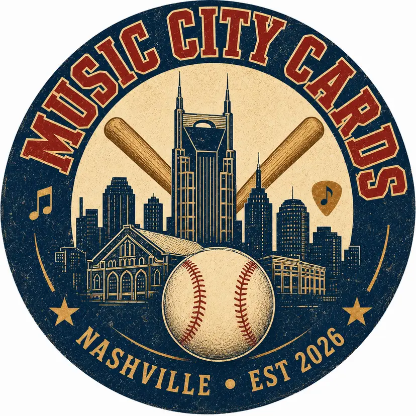 Music City Cards logo — Nashville baseball and sports card shop