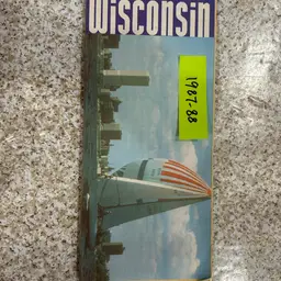 Map - Wisconsin 1987-88 Vintage