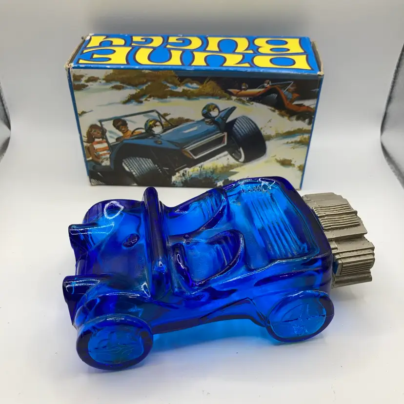 Vintage Avon Dune Buggy Bottle In Original Box! 5 3/4” x 3 1/4” x 1 3/4”! Empty!