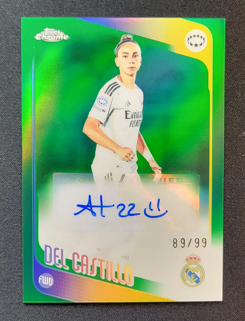 2025-26 Topps Chrome UWCL - Athenea Del Castillo AUTO /99