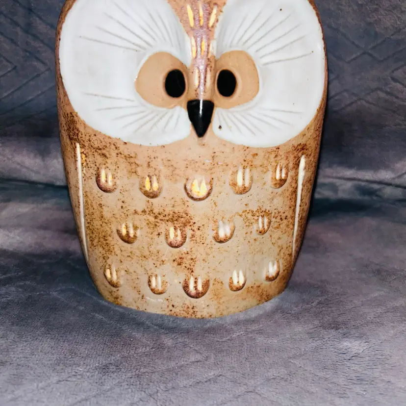 VINTAGE 70’S COUNTERPOINT OWL POTTERY VASE * MADE IN JAPAN *